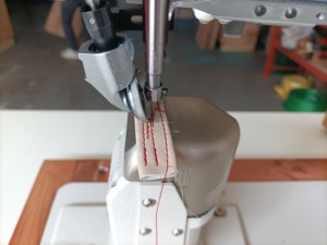 YUTAI YT-9910 Industrial Automatic Heavy Thick <b>Post</b> Bed Double Needle Lockstitch Motor 220V <b>Shoe</b> Sewing Machine - Product Image 4
