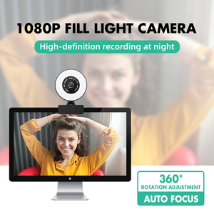 Streaming cámara <span class=keywords><strong>Web</strong></span> 1080P 2K Autofocus cámara <span class=keywords><strong>Web</strong></span> HD construido en anillo ajustable Luz de <span class=keywords><strong>Google</strong></span> para <span class=keywords><strong>Google</strong></span> conocer facebook - Product Image 5