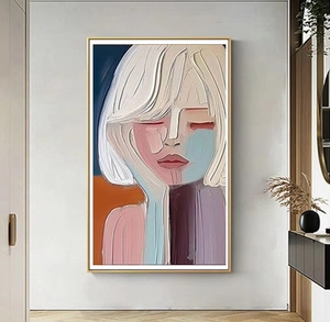 Histoires non dites : Peintures à <span class=keywords><strong>l</strong></span>'huile abstraites - Product Image 4