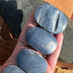 Cristales Naturales de Alta Calidad al por Mayor, Rebanadas de Coral Azul/Piedra de Palma/Corazón para Decoración del Hogar y Equilibrio Energético - Product Image 2