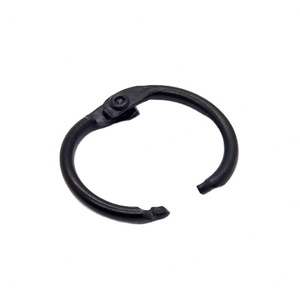 EWANG Wholesale 0.75 Inch Black Metal Loose Leaf Book <b>Rings</b> for Home School Office - Product Image 2