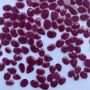Fornecedor por atacado de fatias de pedras preciosas de rubi natural de Moçambique com melhor preço de fábrica da loja online do fabricante de pedras