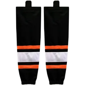 Toptan performans yüksek kalite hokey eğitim çorap yüceltilmiş buz hokeyi çorap çiftleri Pro Unisex buz hokeyi çorapları