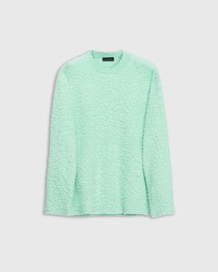 Pull col rond oversize essentiel pour homme, tricot épais minimaliste - Product Image 6