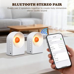 Haut-parleur à bruit blanc avec veilleuse pour le sommeil et la relaxation, usage domestique - Product Image 2