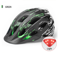 Casque de vélo tout-terrain d'extérieur CE pour vélo de montagne Casque de vélo de route pour patinage à roulettes avec lumière LED