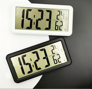 <span class=keywords><strong>Réveil</strong></span> de bureau <span class=keywords><strong>numérique</strong></span> Affichage de la température Type de mouvement électronique Design traditionnel pour bureau à domicile Hôtel Lobby Gym - Product Image 2