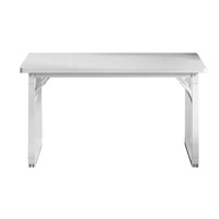 Bureau de direction moderne rectangulaire de luxe, bureau d'ordinateur, bureau de jeu, table pliante portable pour la maison, le bureau