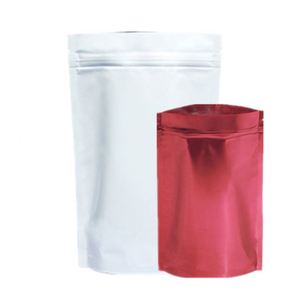 Sac en aluminium à fermeture éclair autoportant avec logo personnalisé, prix usine 2026, 14x20cm, pack promotionnel - Product Image 1