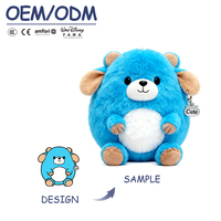 Peluche personnalisée en alpaga doux, chat, panda, dessin animé, jouet en peluche, poupée kawaii par le fabricant pour enfants
