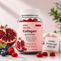 Gummies multi-collagène avec logo OEM d'usine, expédition directe, supplément de biotine, kératine, protéines marines, vitamine C, peptides hydrolysés