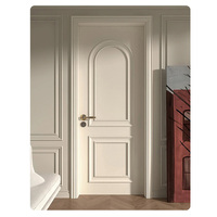 Porte en bois à Surface lisse à texture fine de haute qualité pour chambre intérieure pour salle de bain cuisine appartement
