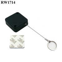 Ruimoor — moulinet à câble rétractable RW1714, accessoire carré avec porte-clés amovible