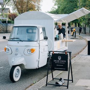 2025 Street Food Truck <b>Cart</b> Trailer Van 3 Three Wheels Mobile Vending <b>Cart</b> Electric 3 Wheels Coffee Bar Food Truck - Product Image 2