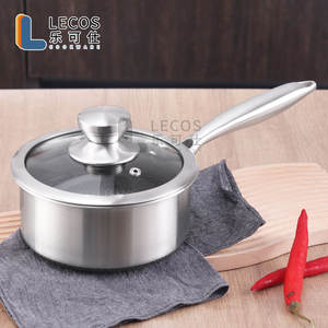 LECOS <span class=keywords><strong>Masterclass</strong></span> Premium Utensilio de cocina Tri Ply Utensilios de cocina antiadherentes Acero inoxidable Honeycomb Revestimiento antiadherente Juego de ollas de cocina - Product Image 2