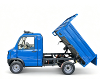 Nouveau modèle de camionnette électrique à quatre roues, robuste, pour le transport de marchandises, cabine simple, taille compacte, moteur 2000 kW, autonomie 240 km
