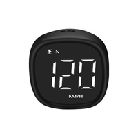 Auto- und Motorrad-Head-up-Display LED Digitaler GPS-Tachometer mit MPH/KMH-Zeitanzeige, Übergeschwindigkeitsalarm und Müdigkeitswarnung