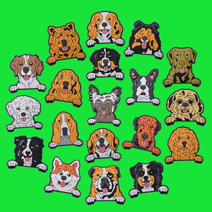 Nouveauté 2026 : Breloques pour chaussures de chien, style dessin animé japonais, pour sabots, sacs à dos, décoration de chaussons en caoutchouc et chaussures - Product Image 4