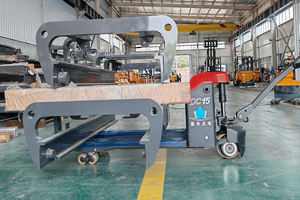 Transpaleta eléctrica de servicio pesado de 3000kg con batería de 80V, equipo de logística de almacén compacto, elevador de paletas - Product Image 3