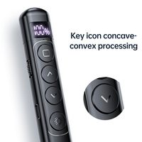Vente flash - Télécommande de présentation sans fil RF 2,4 GHz avec pointeur laser rouge pour Mac/Win/Ordinateur/Ordinateur portable