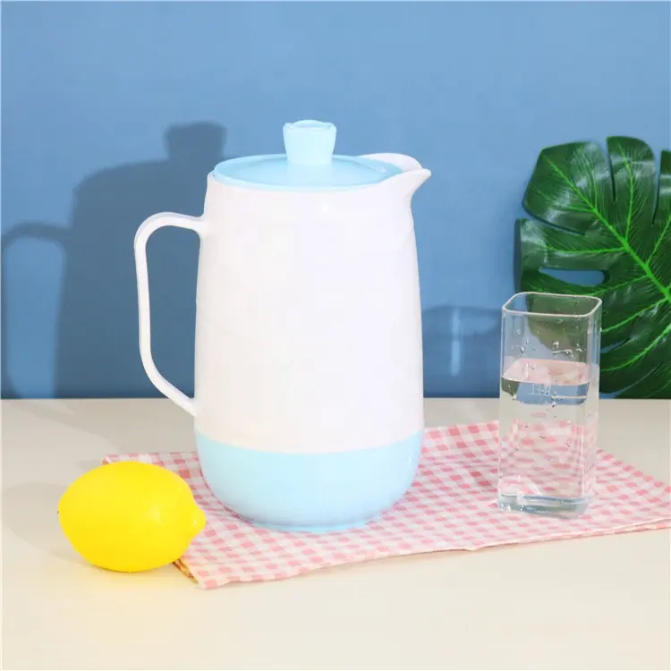 Benutzer definiertes Logo Restaurant zu Hause verwendet Trink geschirr isoliert modernen Wasserkocher Kunststoff Wasserkrug