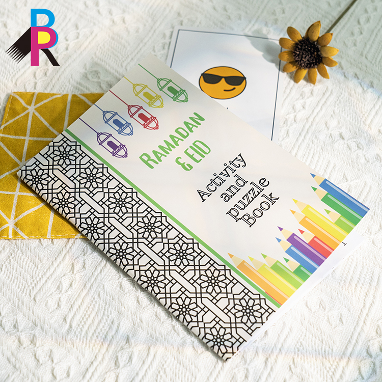 Custom Kids Coloring Book Thick Offset Paper With Perfect Binding Softcover Children Coloring Book Printing