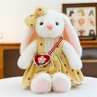 Boneka Kelinci Lucu Lisa, Boneka Plush Lembut dengan Rok, Boneka Tidur Nyaman, Hadiah Promosi Ulang Tahun & Paskah untuk Anak Perempuan