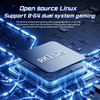 Console de jeu portable rétro DC35V, écran IPS de 3,5 pouces, système Linux, Wi-Fi activé, lecteur vidéo de poche 64 128 Go