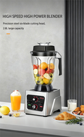 Machine à lait de soja commerciale 2025 de 2,8 L à haute puissance, contrôlée par carte électronique, avec fonction de broyage mural et de mixage culinaire sans filtration