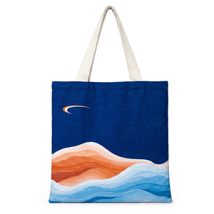 Bolsa de Tela de Algodón de Diseño Personalizado, Bolsa de Algodón Promocional con Impresión Personalizada, Bolsa de Transporte de Algodón con Logotipo Corporativo - Product Image 1