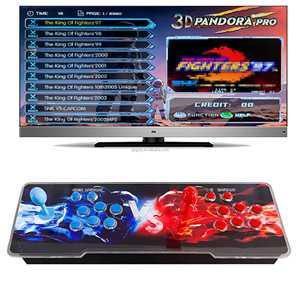 Console de jeu rétro Pandora, boîte de jeu d'arcade avec 29 800 jeux, joystick en métal, système d'arcade domestique en anglais - Product Image 1