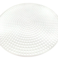 Accessoire de couture bricolage petite taille tissé à la main or velours laine sac en plastique plaque grilles feuille pour le tricot