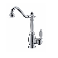 Robinet de cuisine monocommande de style européen, à alimentation directe d'usine, avec cartouche céramique pivotante, installation sous plan.