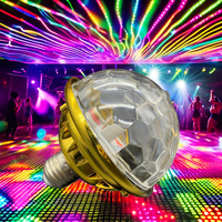 Ampoule LED COYOLED RGB pleine couleur rotative à effet d'eau, étanche IP54, AC85-265V, éclairage de fête