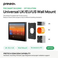 Panel de Control de Pared con Tablet Android de 10.1 Pulgadas, 16 PoE, NFC, Sin Batería, RS485, Zigbee, WIFI, Bluetooth, 4G LTE para Edificios Inteligentes