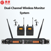Système de monitoring intra-auriculaire stéréo sans fil UHF PLL professionnel avec 40 canaux préréglés, en métal et ABS, JT-2000