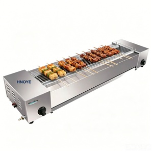 Parrilla de <span class=keywords><strong>Barbacoa</strong></span> sin Humo de Acero Inoxidable 304 para Kebab, Pollo y Filetes, Uso en Encimera - Product Image 3