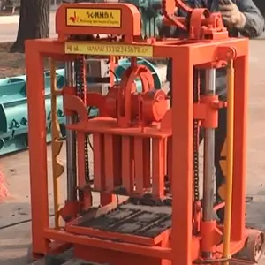 QTY2-45 Factory Price New Type Mobile Hallow Block Making Machine small movable egglaying concrete hollow block making machine