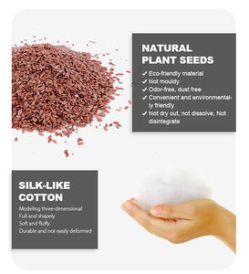 Bungkus leher microwave yang dapat digunakan kembali dengan biji Lavender-terapi panas lembab untuk dukungan otot penghilang rasa sakit & bahu - Product Image 4