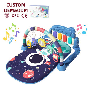 <span class=keywords><strong>Gimnasio</strong></span> <span class=keywords><strong>de</strong></span> Desarrollo Temprano <span class=keywords><strong>para</strong></span> Bebés con Alfombra Suave, Piano Musical y Arco <span class=keywords><strong>de</strong></span> Juguetes <span class=keywords><strong>para</strong></span> una Estimulación Sensorial Completa - Product Image 1