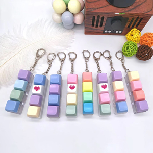 Llavero Fidget con Logotipo Personalizado al por Mayor, Tapón de Tecla, Juguete Antiestrés, Lindo Llavero Fidget para Aliviar el Estrés - Product Image 6