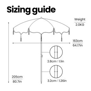 Outdoor Commercial <span class=keywords><strong>Stall</strong></span> Regenschirm Verdickt Bold Sonnenschutz Anhänger Quaste Gerader Regenschirm für Courtyard Sun shade <span class=keywords><strong>Stall</strong></span> - Product Image 2