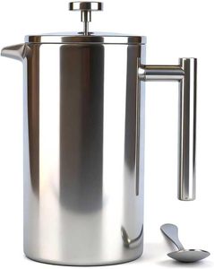 Juego de Herramientas para Café y Té a Precio de Fábrica, Cafetera de Acero Inoxidable de Doble Pared, Prensa Francesa para Café - Product Image 1
