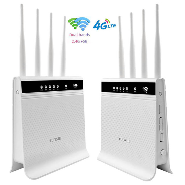 Tuoshi Unlock Captive Portal 4g Lte CPE Usb Modem Hotspot Wifi Wireless Router With Sim Card Slot