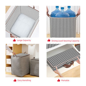 हॉट-सेल बड़ी क्षमता 100/140/180/210l कपड़े भंडारण बैग बेडरूम की रजाई कोठरी आयोजक कपड़े भंडारण घरेलू उपयोग के लिए - Product Image 5