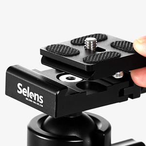 Selens BH-30-2K Đen Toàn Cảnh Xoay Tripod Bóng Đầu 1/4 Vít Núi Máy Ảnh Nhanh Chóng Phát Hành Tripod - Product Image 3