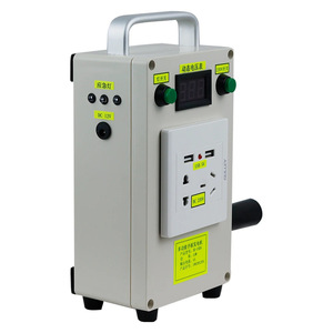 XG-220 Hand Crank Generator 220V DC USB <b>5V</b> Outdoor Emergency Power Supply Compact Portable Light - Product Image 2