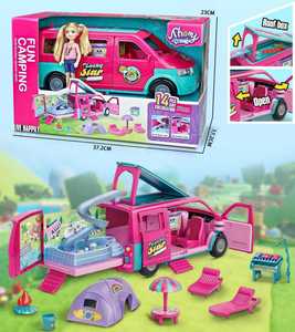 2026 New Toys Products Pretend Play Set for Girls Colorful <strong>Camper</strong> <strong>Van</strong> RV Furniture Accessories DIY Outdoor <strong>Doll</strong> Toy - Product Image 5