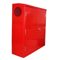 Boîtier en FRP pour enrouleur de tuyau d'incendie, encastré en surface, service OEM/ODM, pour tuyaux de 1,5 et 2,5 pouces, forme personnalisée, résistant aux UV et étanche