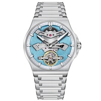 Montre pour homme PAGANI DESIGN PD-YS028, nouvelle montre mécanique à mouvement squelette, aiguilles lumineuses, verre saphir, acier inoxydable